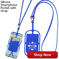 Silicone Smartphone Pocket with Strap