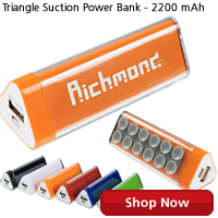 Triangle Suction Power Bank - 2200 mAh