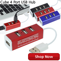 Cube 4 Port USB Hub