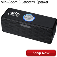 Mini-Boom Bluetooth Speaker