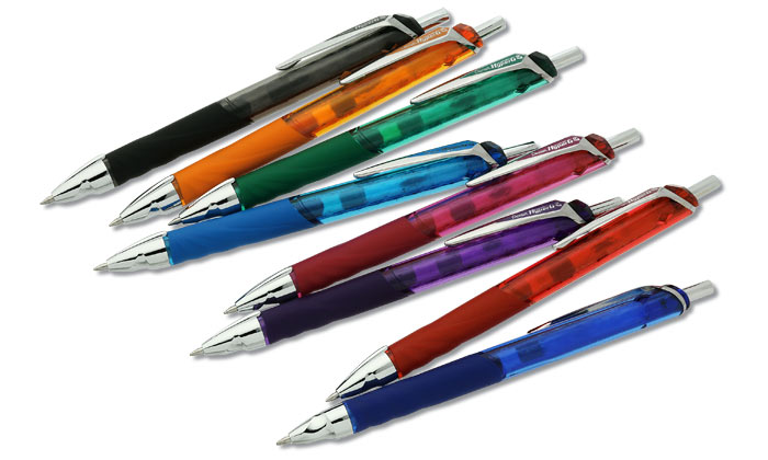 An array of Pentel Hyper-G Gel Pens