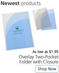 Overlay Two-Pocket Folder with Closure
